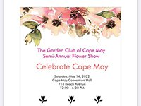 Cape May Garden Club Flower Show